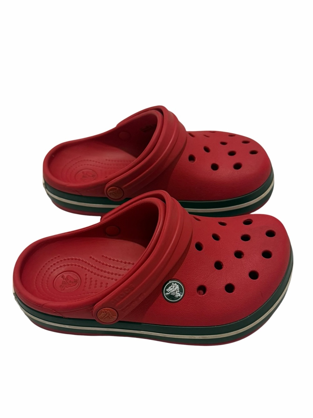 Crocs Crocband Red Clog Sandal Youth Junior Size J1